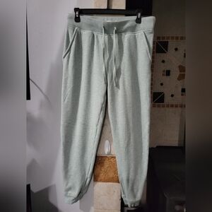 UGG Sweater Knit Sage Green Ribbed Joggers Size Medium